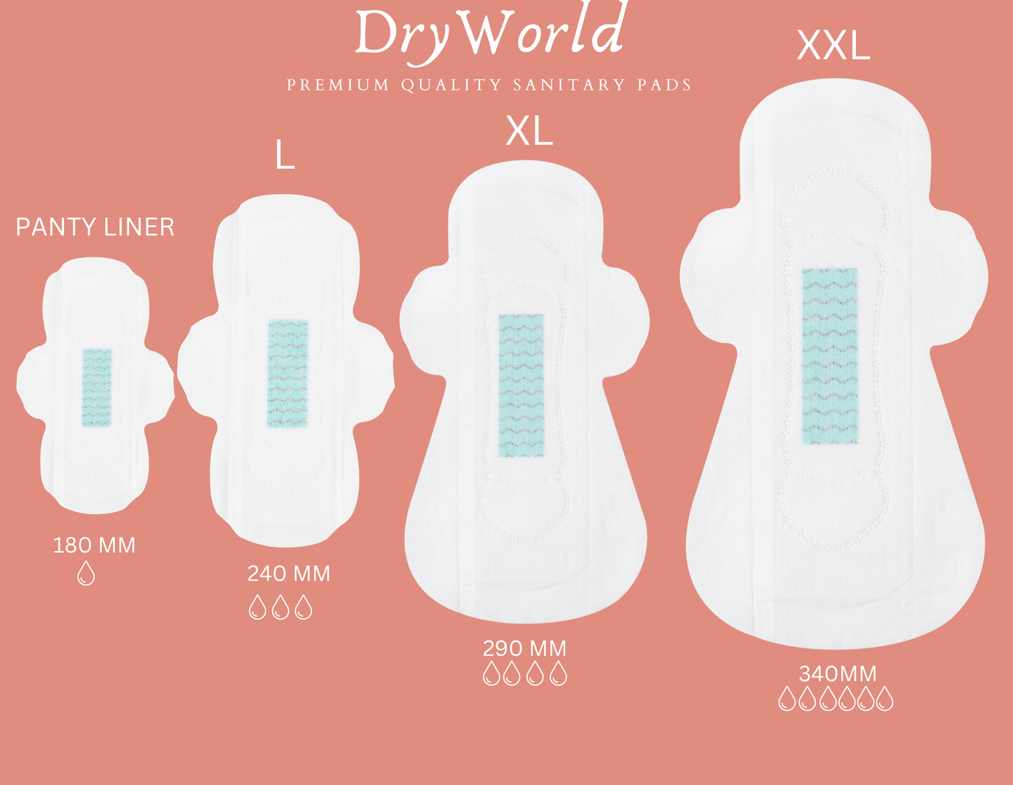 Light Flow Sanitary Pads – L