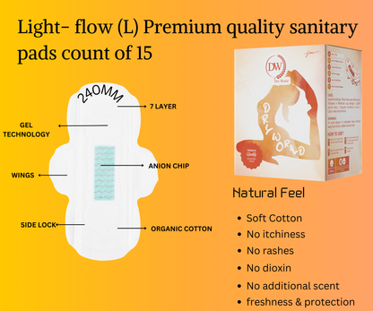 Light Flow Sanitary Pads – L